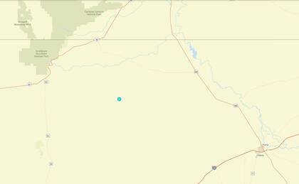 Uno de los temblores más fuertes de las últimas 24 horas en territorio continental estadounidense ocurrió cerca de Whites City, Nuevo México
