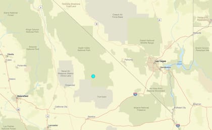 Uno de los temblores más fuertes de las últimas 24 horas en territorio continental estadounidense ocurrió cerca de Trona, California