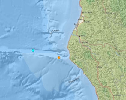 Uno de los temblores más fuertes de las últimas 24 horas en territorio continental estadounidense ocurrió cerca de Petrolia, California