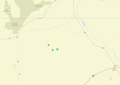 Uno de los temblores más fuertes de las últimas 24 horas en territorio continental estadounidense ocurrió cerca de Toyah, Texas