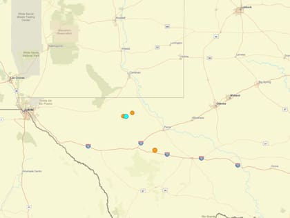 Uno de los temblores más fuertes de las últimas 24 horas en territorio continental estadounidense ocurrió cerca de Whites City, Nuevo México