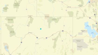 Uno de los temblores más fuertes de las últimas 24 horas en territorio continental estadounidense ocurrió cerca de Valmy, Nevada