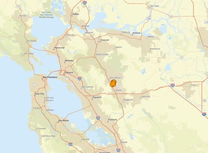 Uno de los temblores más fuertes de las últimas 24 horas en territorio continental estadounidense ocurrió cerca de San Ramon, California