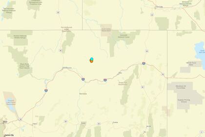 Uno de los temblores más fuertes de las últimas 24 horas en territorio continental estadounidense ocurrió cerca de Valmy, Nevada