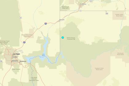 Uno de los temblores más fuertes de las últimas 24 horas en territorio continental estadounidense ocurrió cerca de Scenic, Arizona