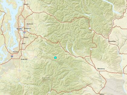 Uno de los temblores más fuertes de las últimas 24 horas en territorio continental estadounidense ocurrió cerca de Greenwater, Washington
