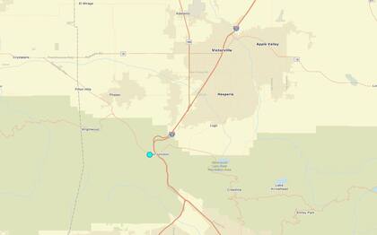 Uno de los temblores más fuertes de las últimas 24 horas en territorio continental estadounidense ocurrió cerca de Lytle Creek, California
