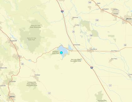Uno de los temblores más fuertes de las últimas 24 horas en territorio continental estadounidense ocurrió cerca de Los Banos, California