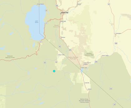 Uno de los temblores más fuertes de las últimas 24 horas en territorio continental estadounidense ocurrió cerca de Markleeville, California