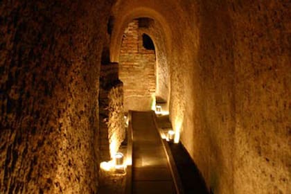 Uno de los túneles de la Manzana de las Luces