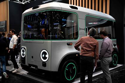 Uno de los vehículos autónomos visibles en el salón de Munich de 2023