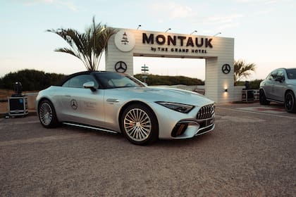 Uno de los vehículos exhibidos durante el evento: Mercedes-AMG SL 53.