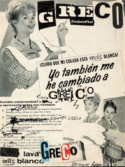Uno de sus collages de “autopropaganda", de 1964