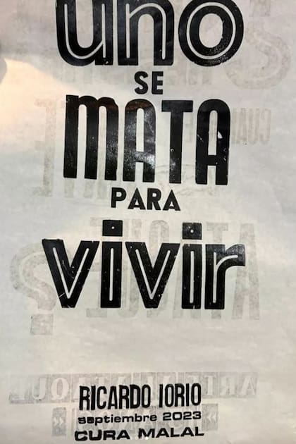 "Uno se mata para vivir": Ricardo Iorio