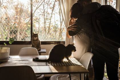 Uno tiene que aprender -o entender- cuáles son los roles durante este período. Hay que estar ahí al lado, ayudar, bancar, escuchar.