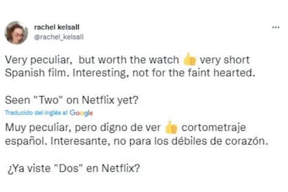 Unos internautas con más resistencia a este tipo de películas, la recomendaron