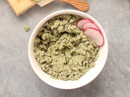 Untable de tofu y espinaca