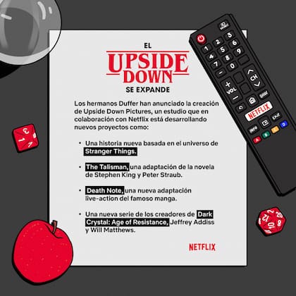 'Upside Down Pictures' desarrollará proyectos como una nueva historia basada en el universo de 'Stranger Things' o una adaptación de la novela 'The talisman'