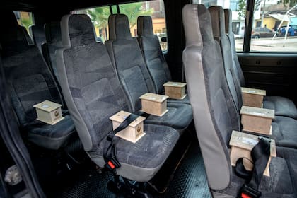 Urnas funerarias durante la pandemia del Covid en Lima, en 2020