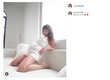 Úrsula Corberó anunció que está embarazada (Foto: Captura Instagram/@ursulolita)