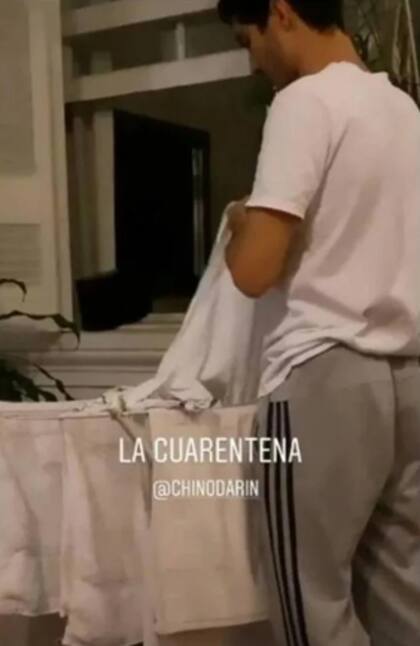 Úrsula Corberó mostró a su novio haciendo los quehaceres domésticos