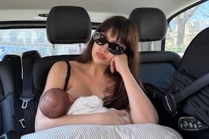 Úrsula Corberó compartió la intimidad de su día a día con su bebé y el Chino Darín