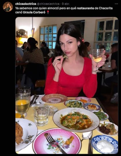 Úrsula Corberó salió a almorzar en Buenos Aires y sorprendió con su elección de plato