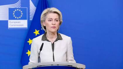 Ursula von der Leyen dijo que la Unión Europea pasaba por un momento decisivo