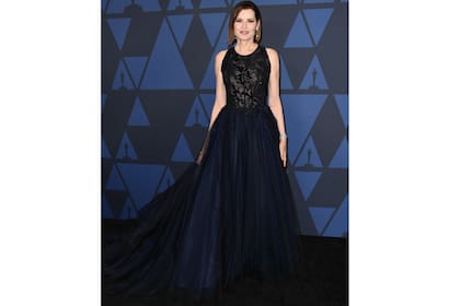 Geena Davis, ganadora del premio humanitario Jean Hersholt, por su trabajo por la igualdad de género en Hollywood