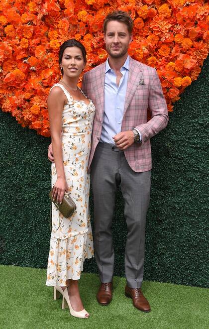 Coloridos. Sofia Pernas y Justin Hartley también disfrutaron del exclusivo picnic y el polo