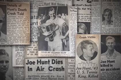 El fallecimiento de Joe Hunt, el campeón del US Open de 1943, reflejado en los artículos periodísticos de la época (1945).