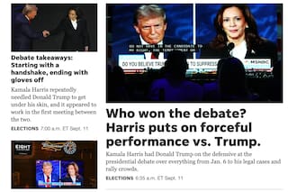 A quién dieron por ganador los medios de EE.UU. y qué arrojaron las primeras encuestas tras el debate