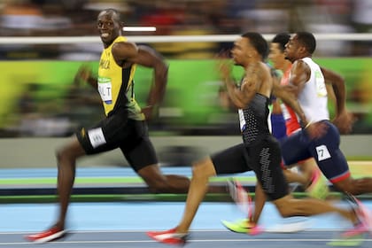 Bolt la pasaba bien en las pistas: casi siempre ganaba.