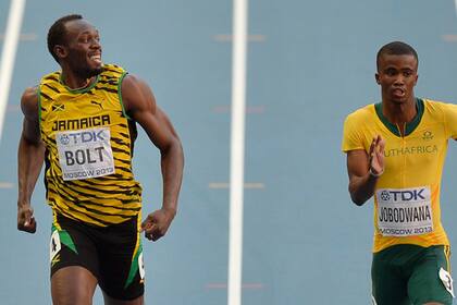 Usain Bolt, en acción
