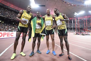 Otro Mundial perfecto para Usain Bolt: sumó otro oro en la posta 4x100