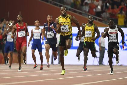 Usain Bolt, por delante de todos