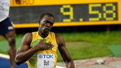 Usain Bolt y el mejor tiempo de la historia en los 100 metros: 9.58