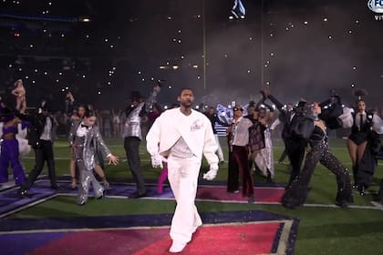 Usher en el medio tiempo del Super Bowl