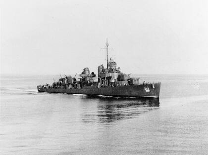 USS DeHaven fue hundido en 1943 en las Islas Salomón durante la Segunda Guerra Mundial