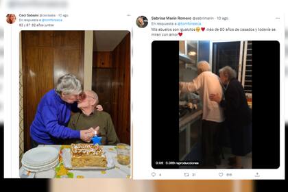 Usuarios de Twitter también mostraron historias de amor (Captura Twitter)