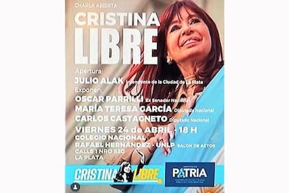 Utilizan el Colegio Nacional de La Plata para un acto bajo la consigna "Cristina libre"