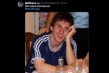 Utilizaron imágenes del propio Messi para memes (Captura Twitter)