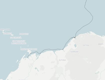Útimas semanas de la travesía de Diana