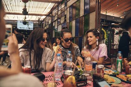 Lola, India y Violeta fueron inseparables en el viaje a México