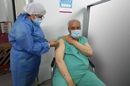 Vacunación al personal de salud en la provincia de Buenos Aires