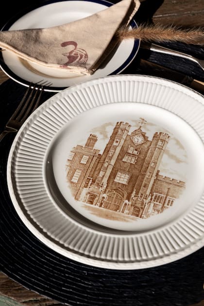 Vajilla inglesa a la hora del almuerzo