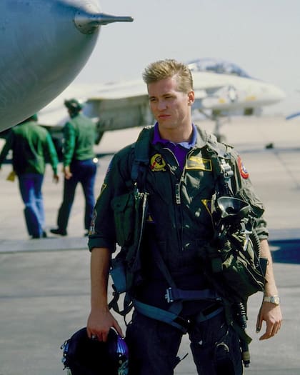 Murió Val Kilmer: diez películas para recordarlo y dónde verlas 53 Val Kilmer interpretó a Iceman en Top Gun de 1986 (Foto: Instagram @valkilmerofficial)