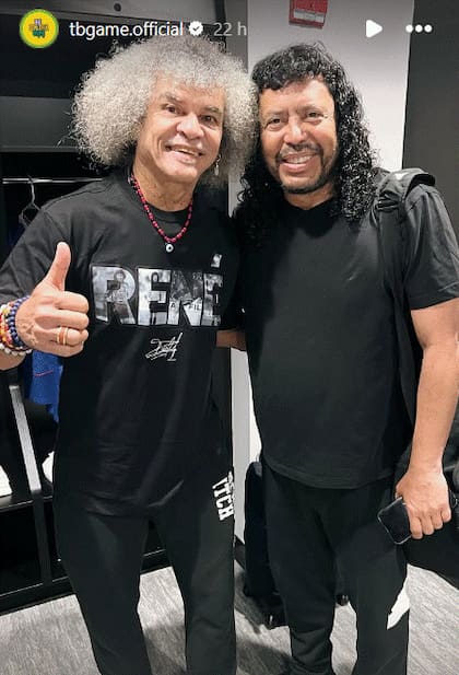 Valderrama e Higuita, presentes en el encuentro que se desarrolló en Miami