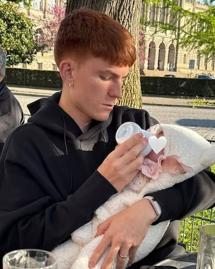 Valentín Barco y su hija, Gemma