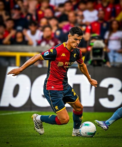 Valentín Carboni, donde estuvo en préstamo en el último semestre